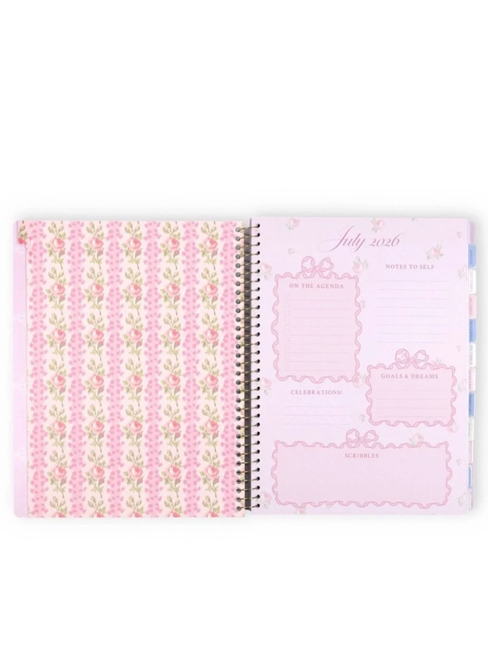 Blue Floral 2026-2027 Planner
